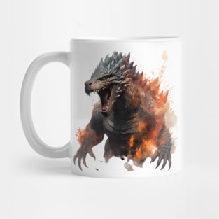 AI Reimagined Godzilla Mug